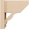 Ekena Millwork 8-in W x 14-in D x 14-in H Funston Slat Rough Cedar Woodgrain TimberThane Outlooker, Primed Tan OUTUR080X14X14FST24RCPR - alternate 2